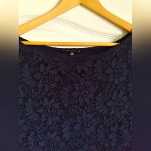 New Tiana B. Quarter Sleeve Dress Navy